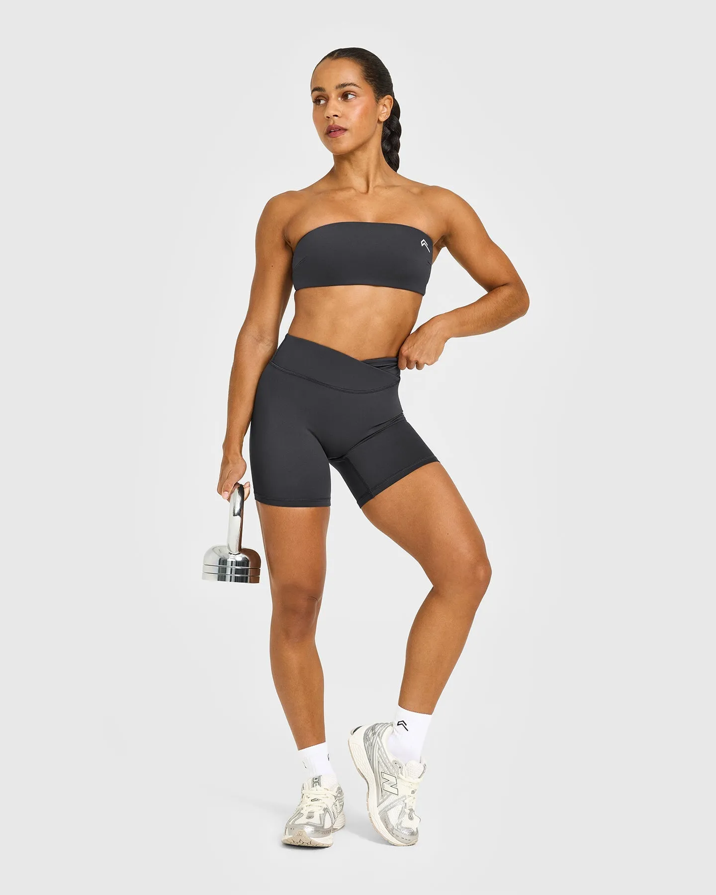 UnifiedMove Micro Bandeau Bralette | Coal sold by Oner Active product image thumbnail 3