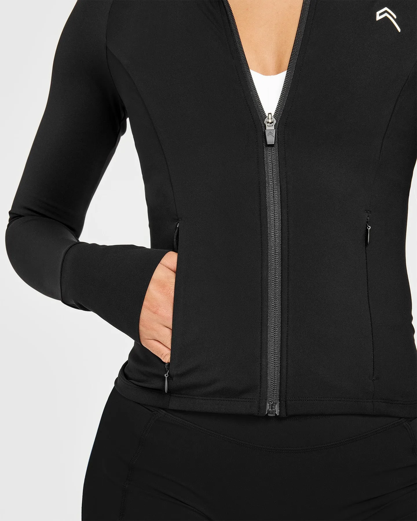 UnifiedMove™ Pocket Jacket White Logo | Black sold by Oner Active product image thumbnail 5