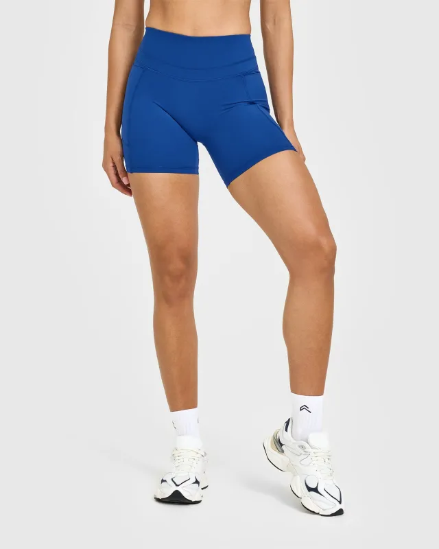 UnifiedMove™ High Waisted Pocket Shorts 6" | Vintage Navy made by Oner Active