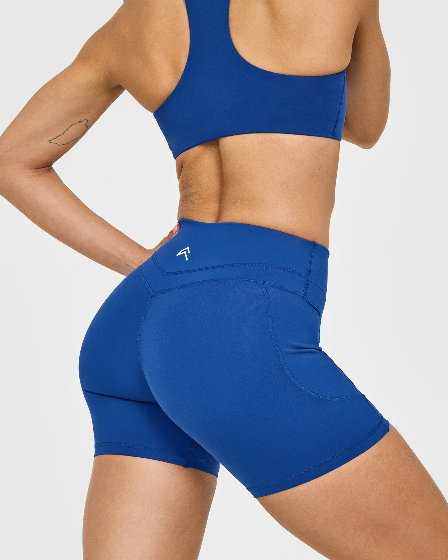 UnifiedMove™ High Waisted Pocket Shorts 6" | Vintage Navy sold by Oner Active product image thumbnail 5