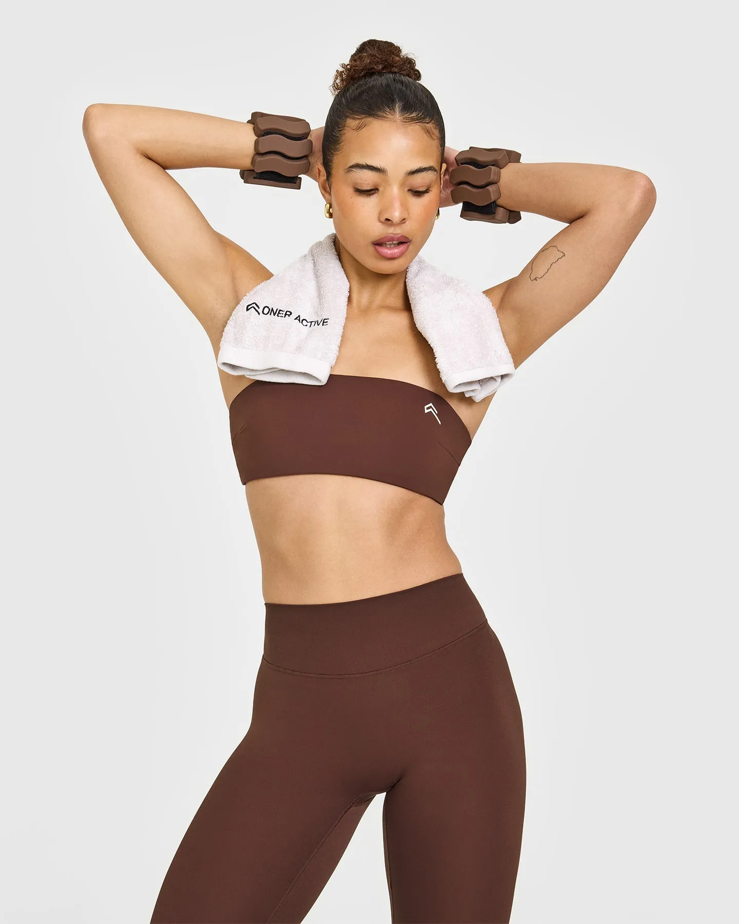 UnifiedMove™ Micro Bandeau Bralette | Espresso Brown sold by Oner Active product image thumbnail 2
