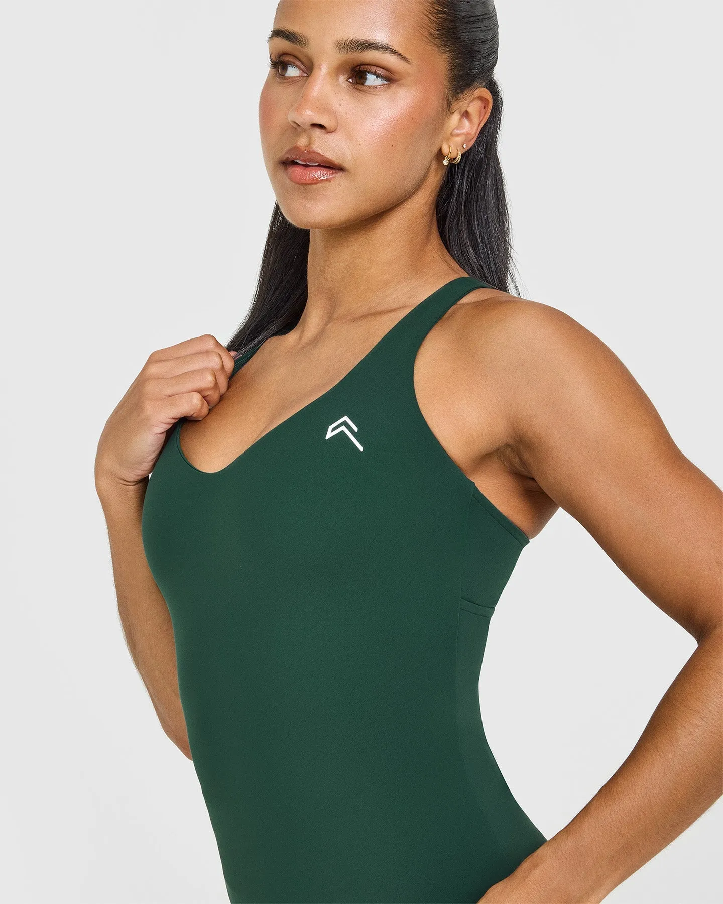 UnifiedMove V Neck Cross Back Vest | Racing Green sold by Oner Active product image thumbnail 5