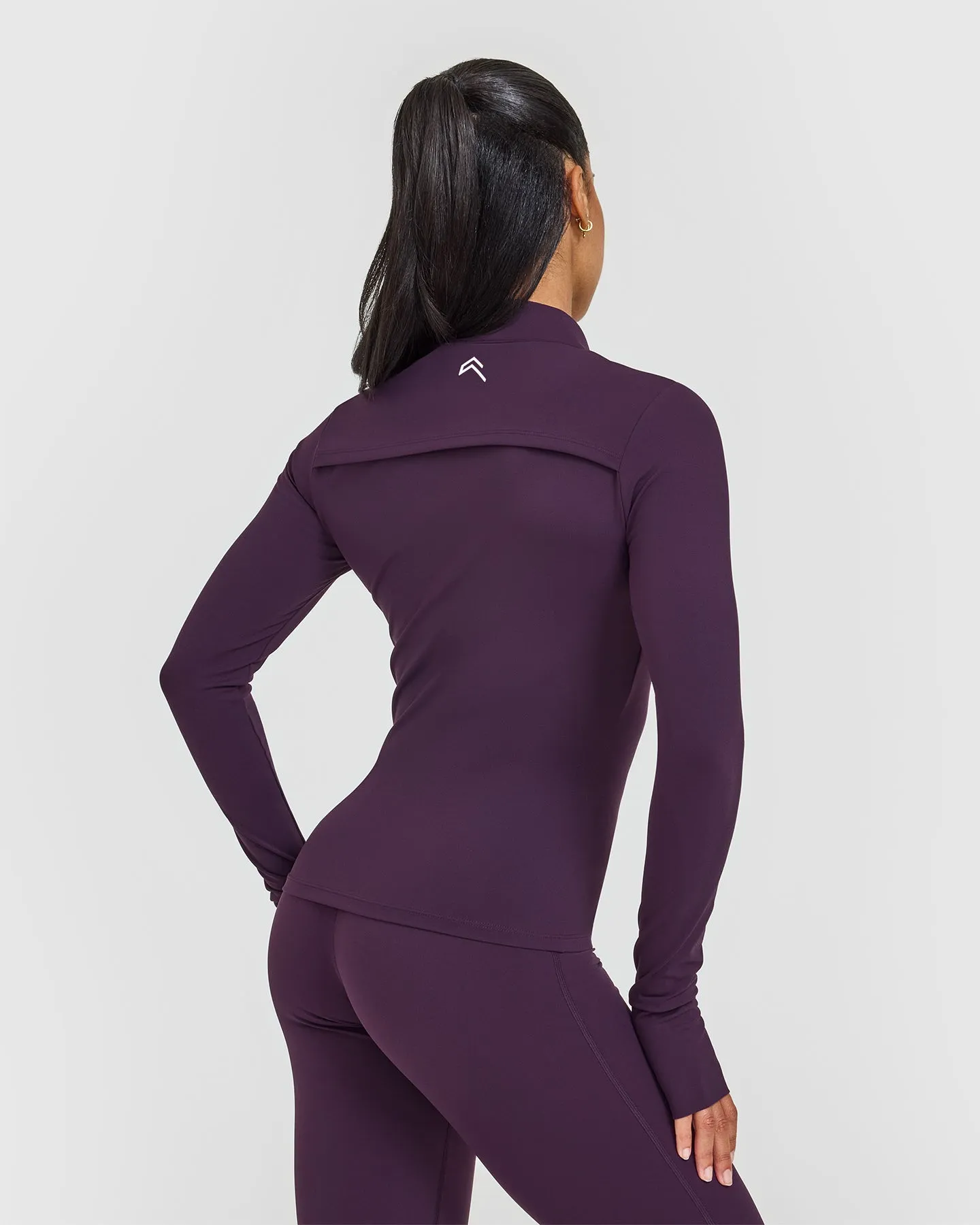 UnifiedMove™ Jacket White Logo | Blackberry Purple sold by Oner Active product image thumbnail 2