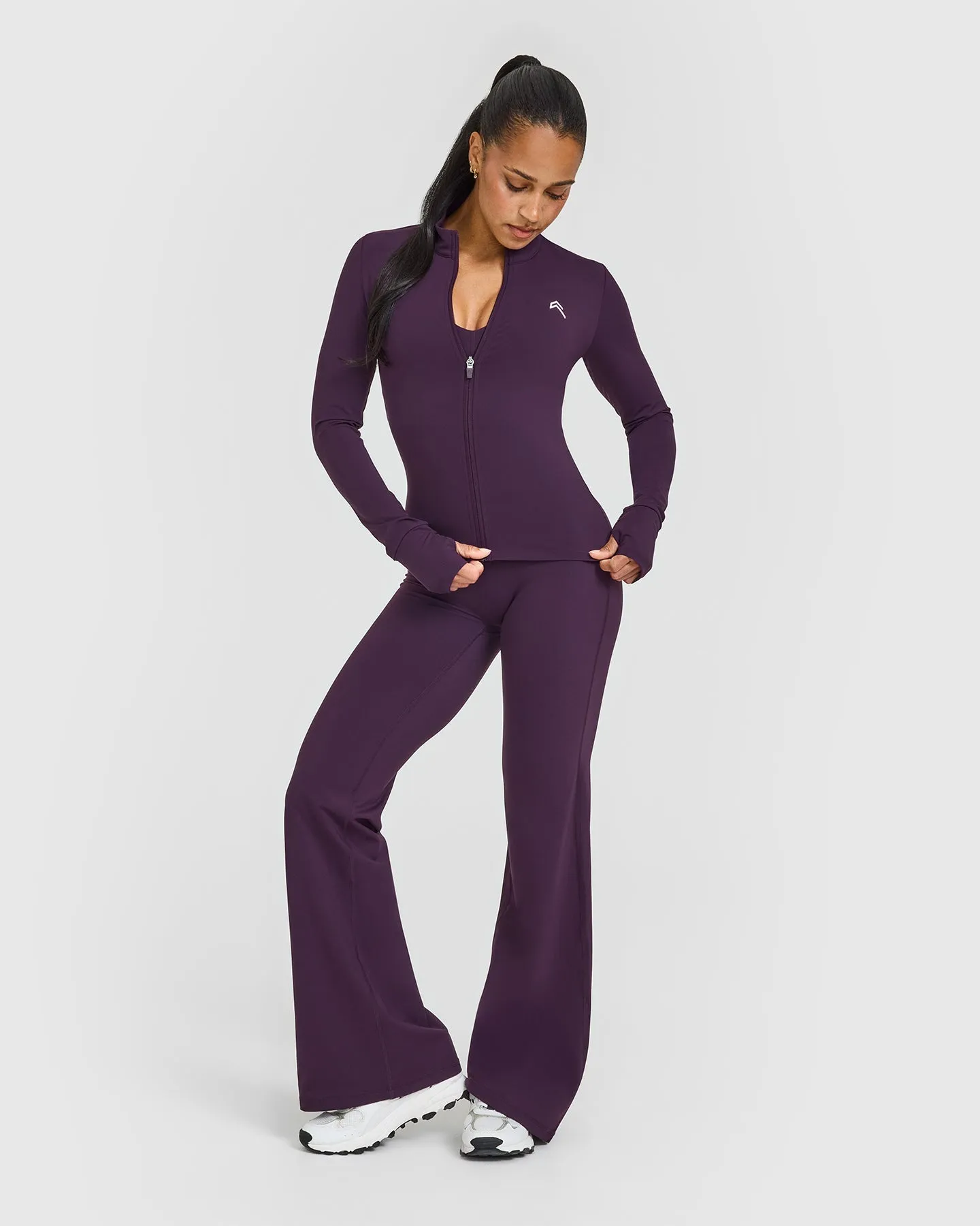 UnifiedMove™ Jacket White Logo | Blackberry Purple sold by Oner Active product image thumbnail 3