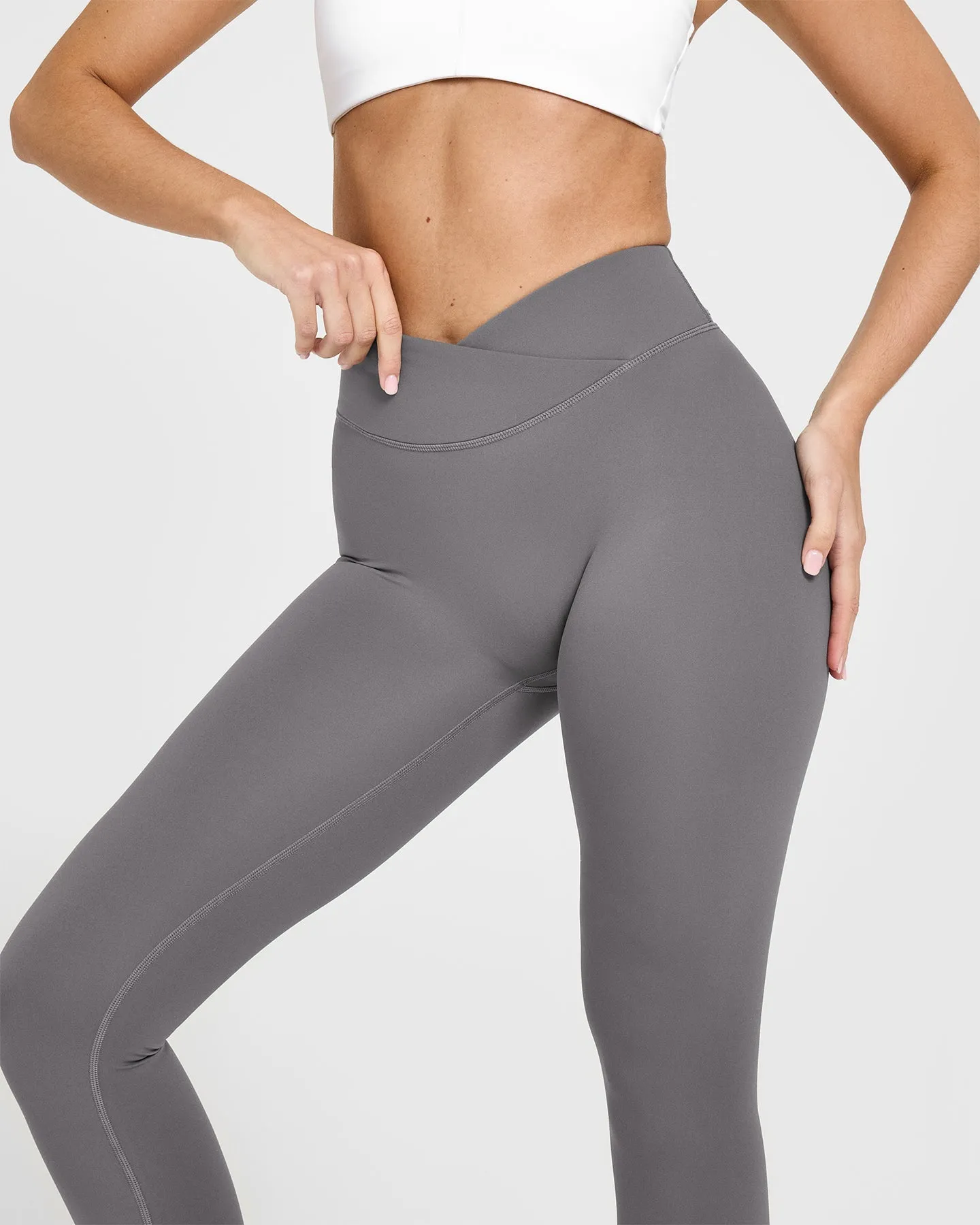 UnifiedMove Wrap Leggings | Ash Grey sold by Oner Active product image thumbnail 4