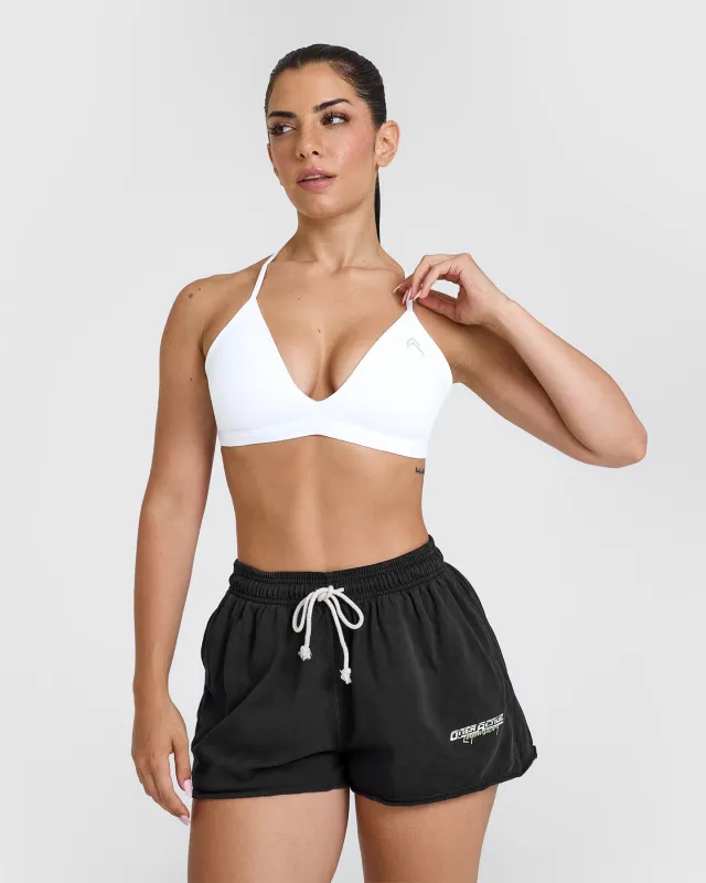 UnifiedMove™ Ultra Micro V Neck Bralette | White made by Oner Active