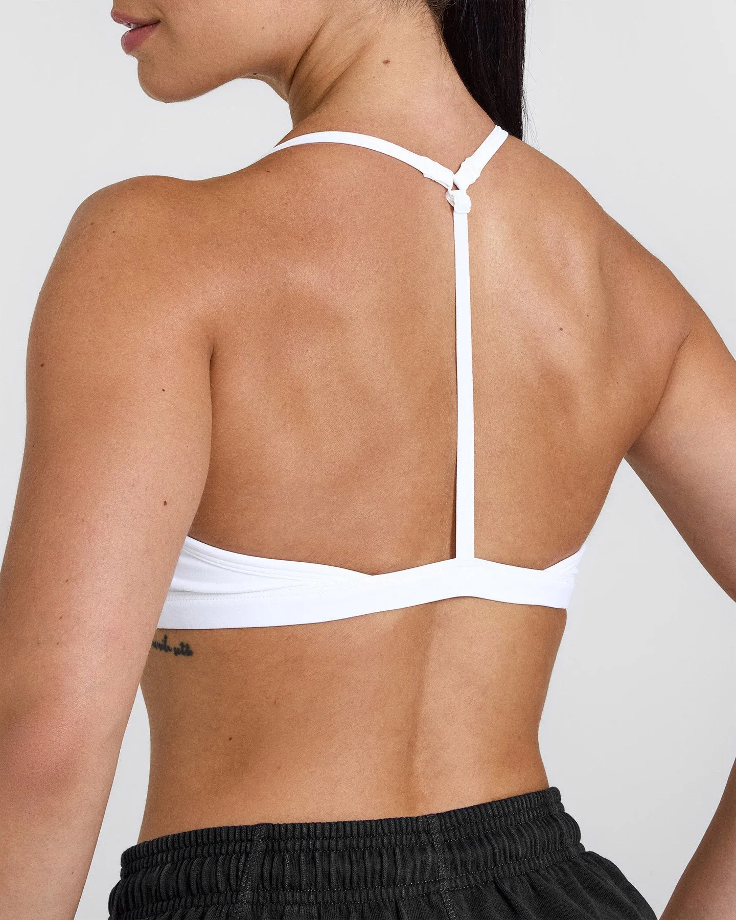 UnifiedMove™ Ultra Micro V Neck Bralette | White sold by Oner Active product image thumbnail 5