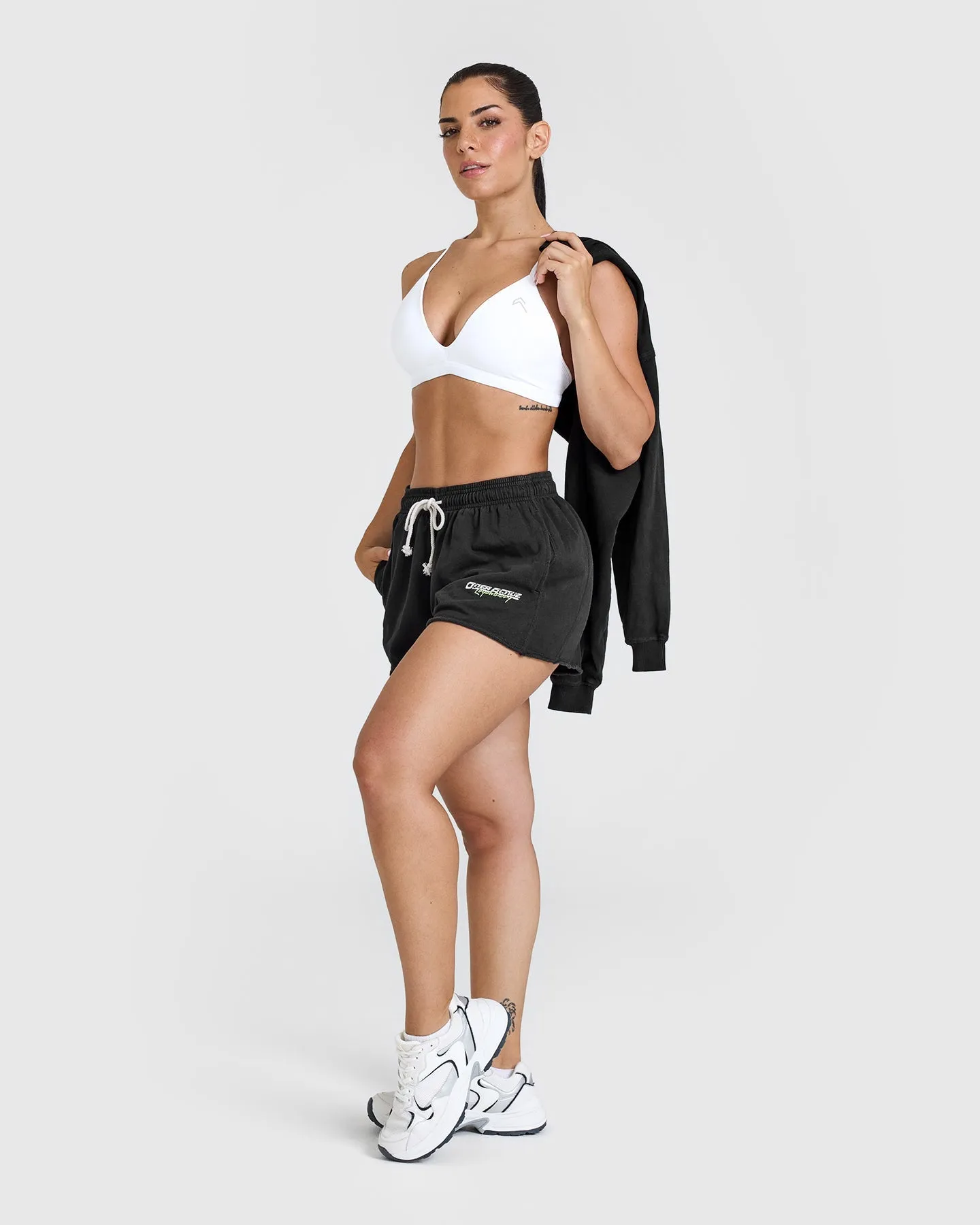 UnifiedMove™ Ultra Micro V Neck Bralette | White sold by Oner Active product image thumbnail 3