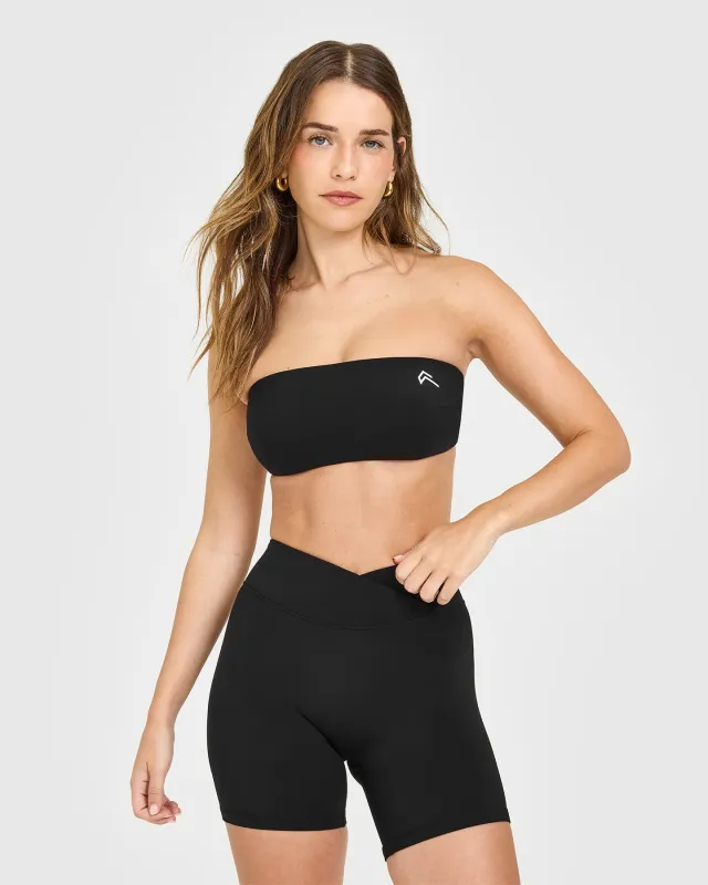 UnifiedMove™ Micro Bandeau Bralette | Black sold by Oner Active
