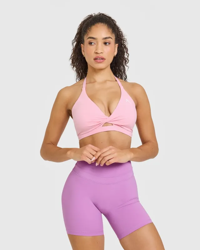 UnifiedMove™ Twist Sports Bra | Petal Pink made by Oner Active