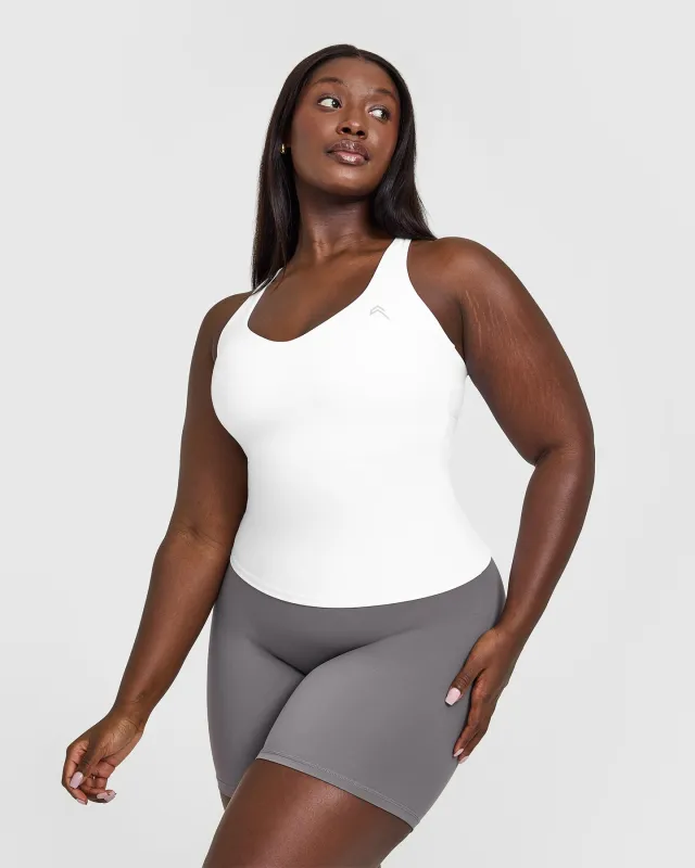 UnifiedMove™ V Neck Cross Back Vest | White made by Oner Active