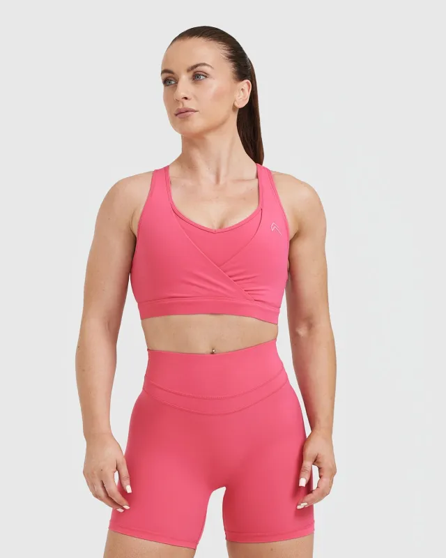 UnifiedMove™ Layered Sports Bra | Velvet Pink made by Oner Active
