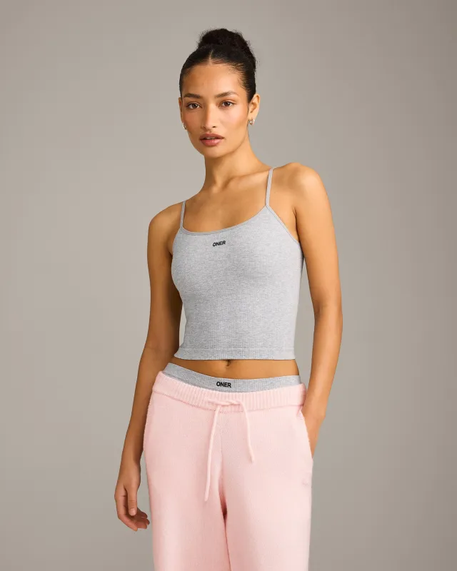 Seamless Strappy Vest | Grey Marl made by Oner Active