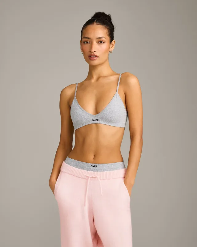 Seamless Strappy Bralette | Grey Marl sold by Oner Active