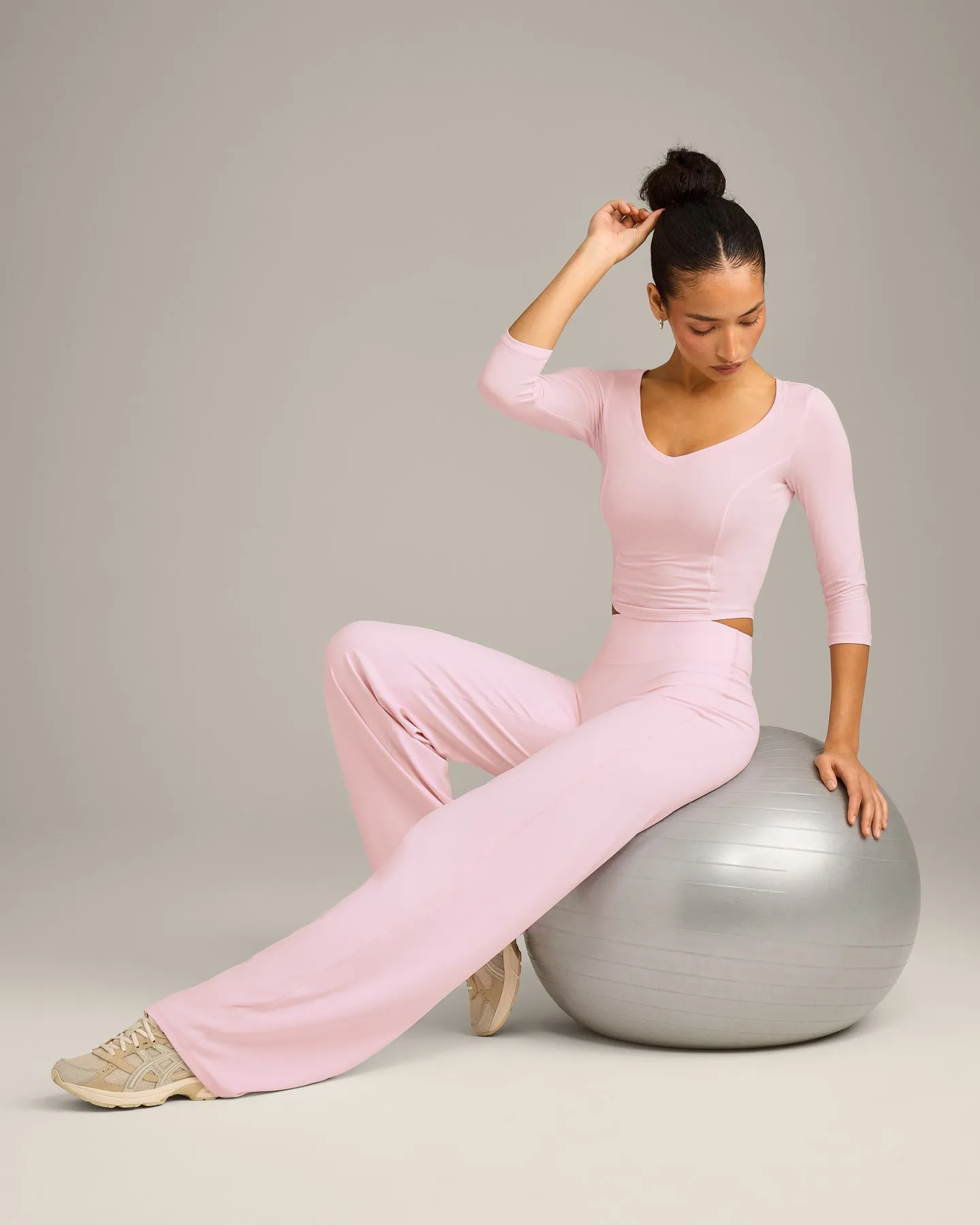 SoftMotion™ Straight Leg Pants | Soft Girl Pink sold by Oner Active product image thumbnail 3