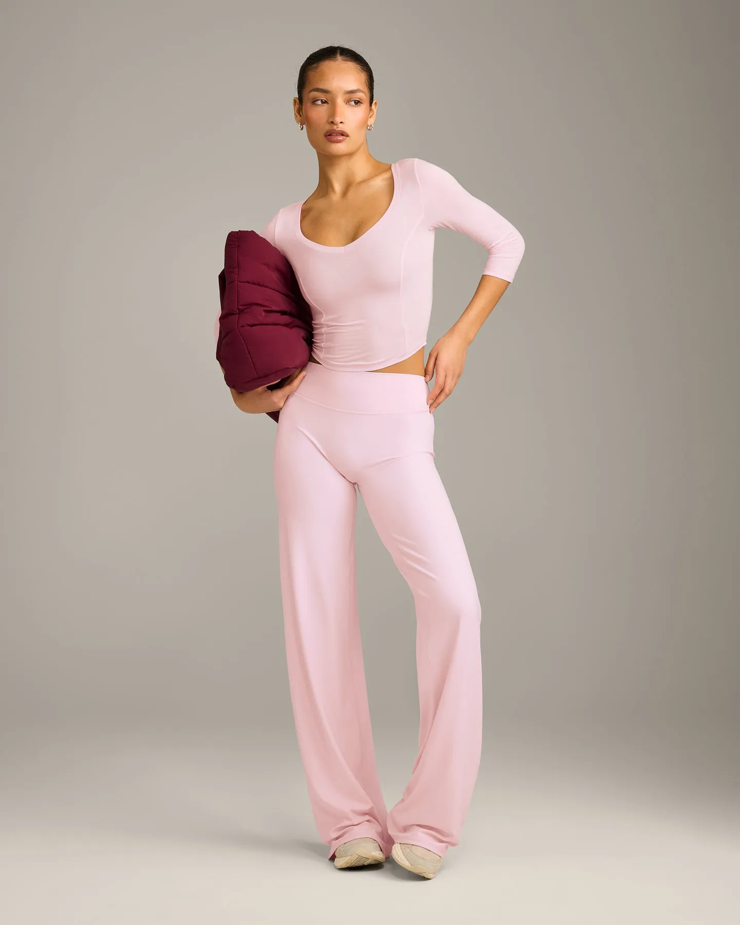 SoftMotion™ Straight Leg Pants | Soft Girl Pink sold by Oner Active product image thumbnail 2