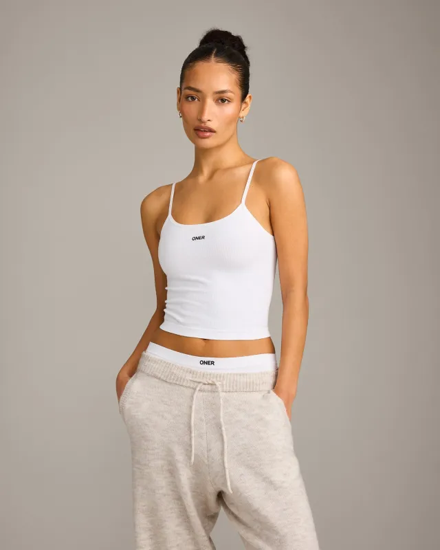 Seamless Strappy Vest | White made by Oner Active