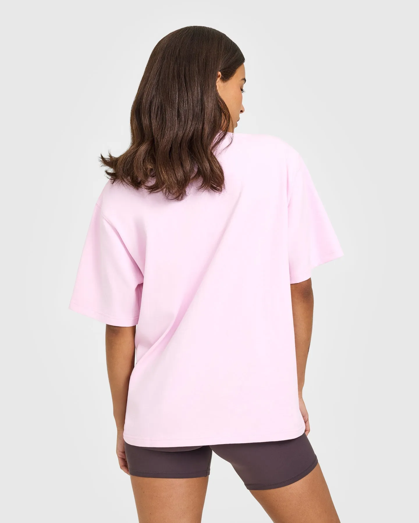 Oversized Oner Girlfriend Washed T-Shirt | Chalk Pink sold by Oner Active product image thumbnail 2