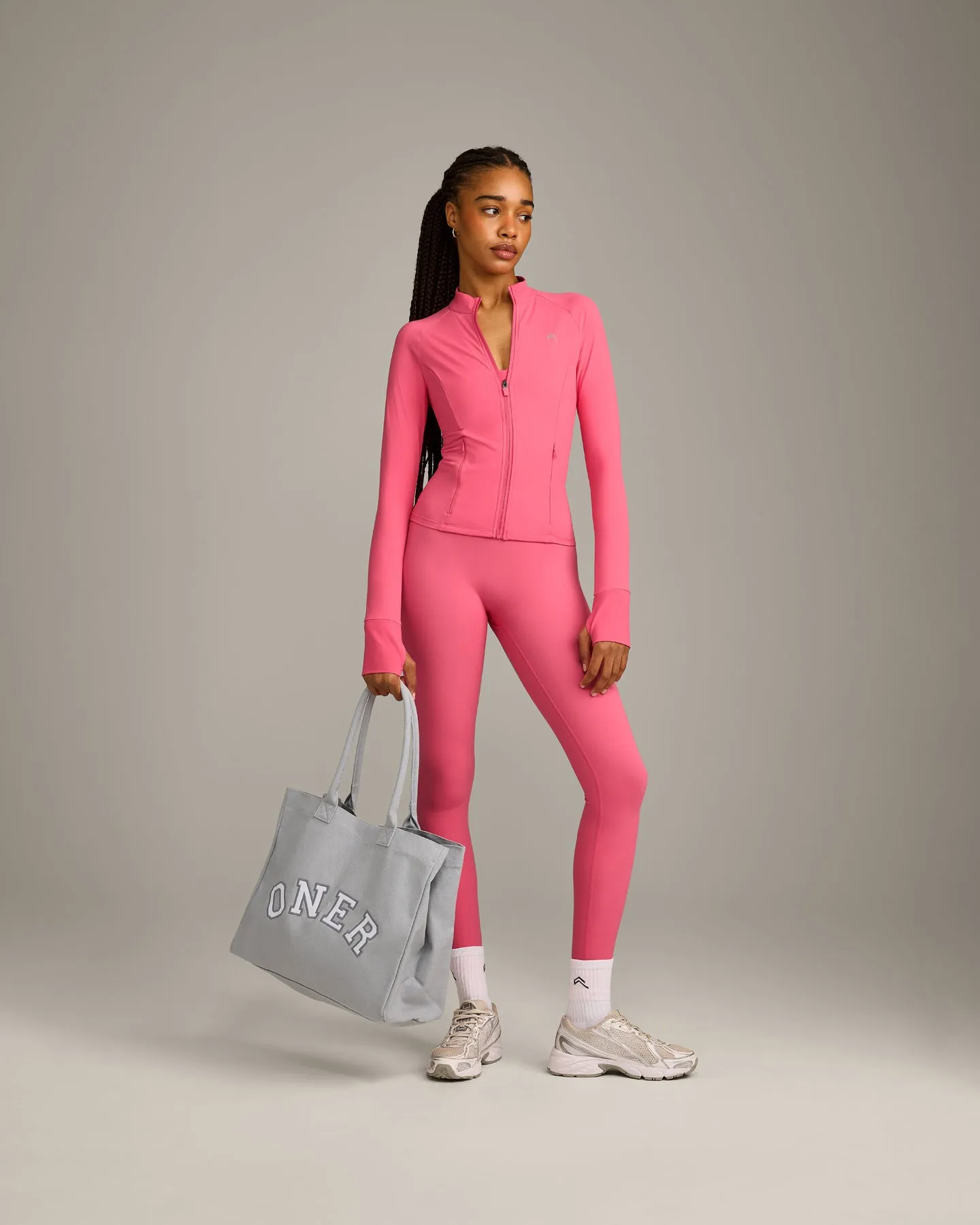 Oner Girlfriend Canvas Tote | Platinum Grey sold by Oner Active product image thumbnail 3