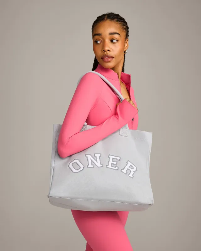 Oner Girlfriend Canvas Tote | Platinum Grey made by Oner Active