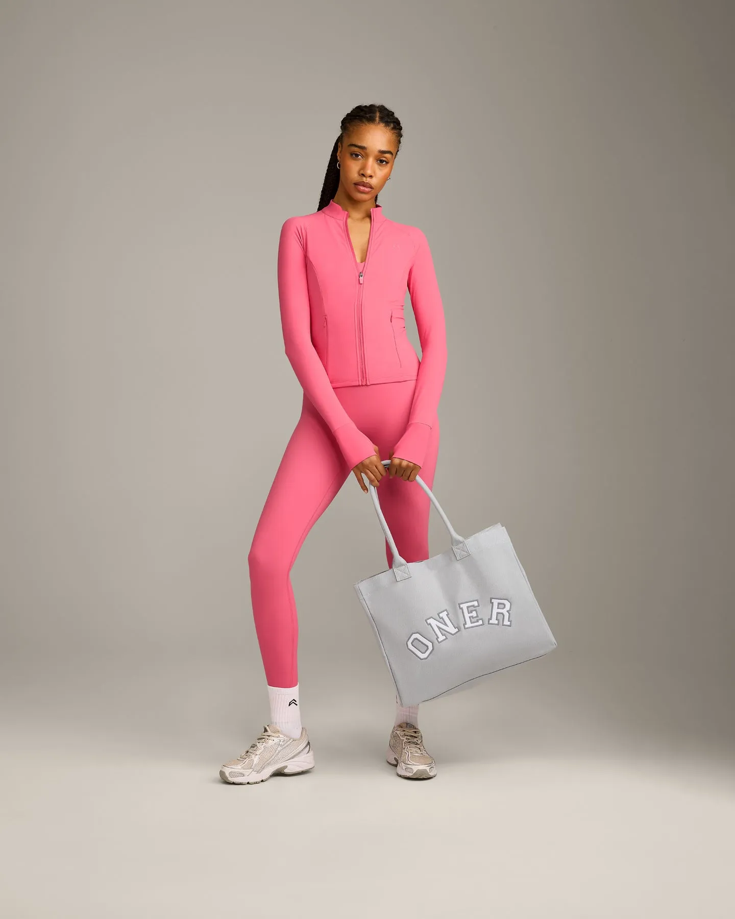 UnifiedMove™ Pocket Jacket with Reflective Logo | Hot Girl Pink sold by Oner Active product image thumbnail 3