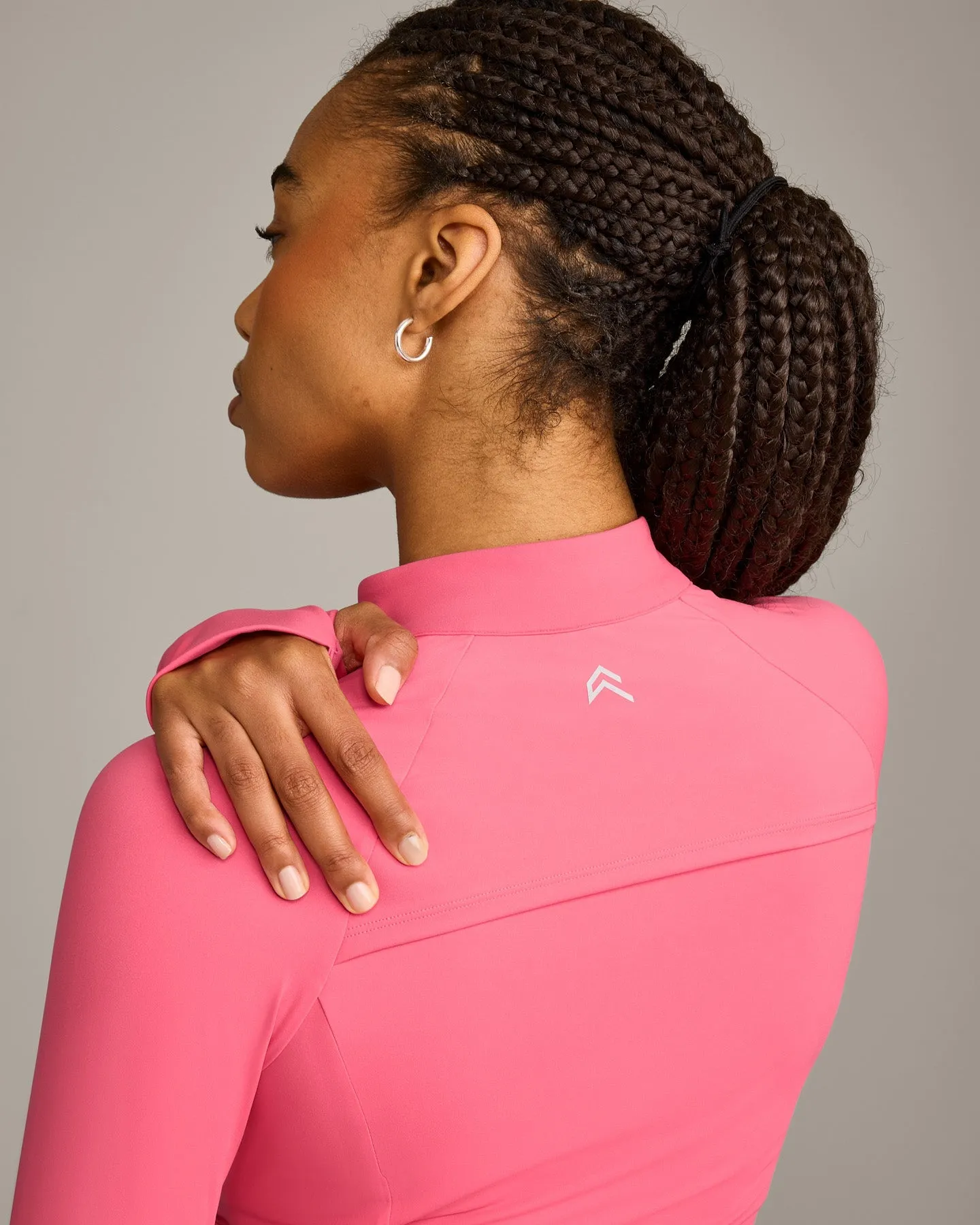 UnifiedMove™ Pocket Jacket with Reflective Logo | Hot Girl Pink sold by Oner Active product image thumbnail 4