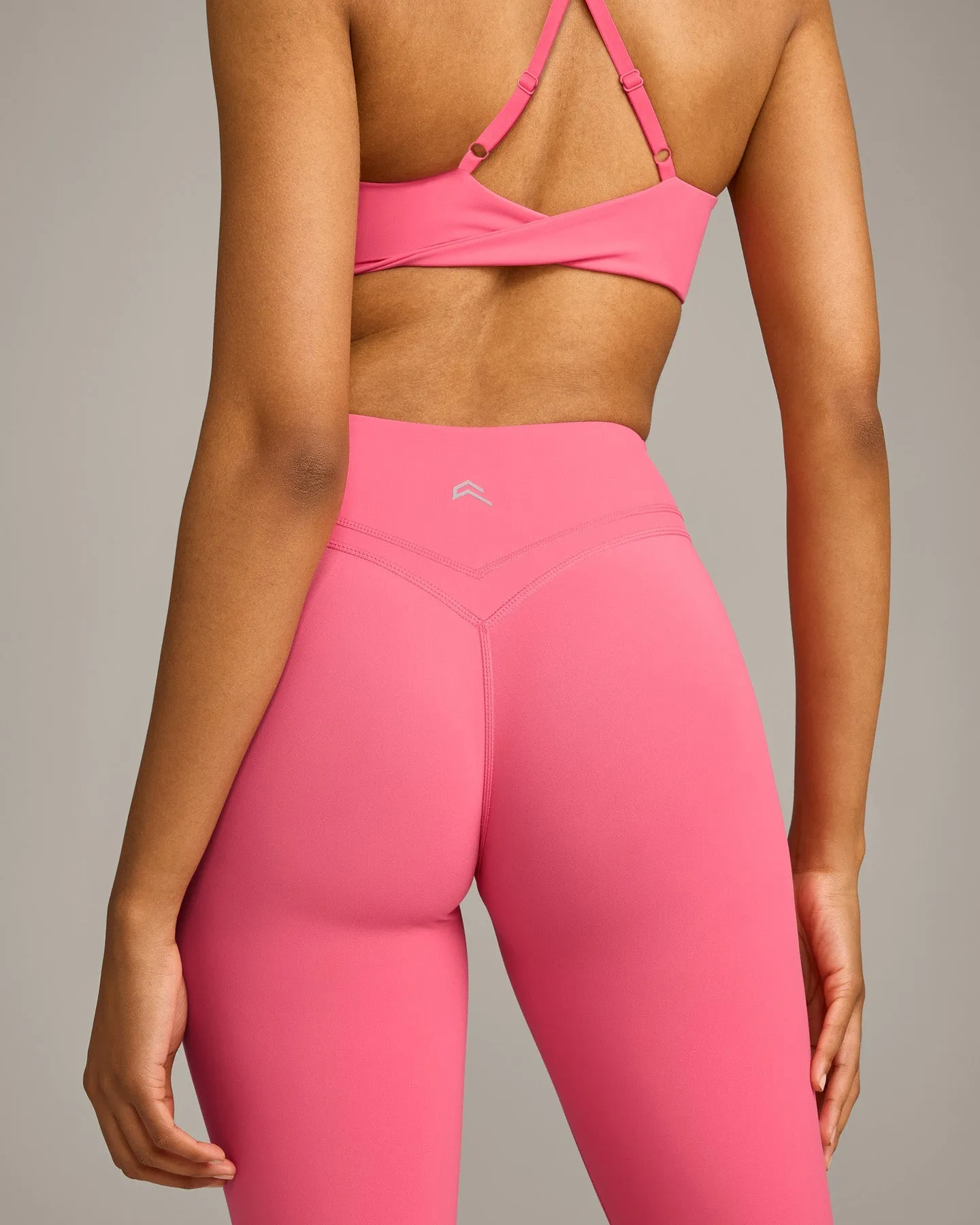 UnifiedMove™ Wrap Leggings with Reflective Logo | Hot Girl Pink sold by Oner Active product image thumbnail 4