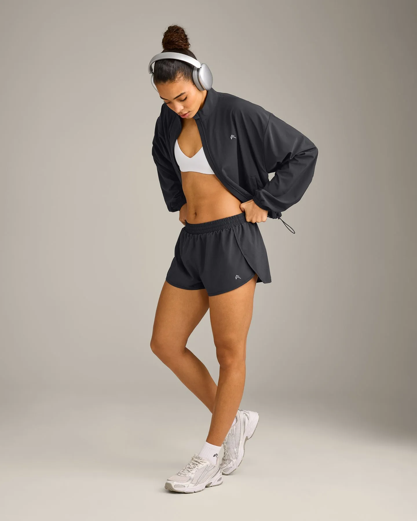 AirMove™ Lined Shorts 2" with Reflective Logo | Coal sold by Oner Active product image thumbnail 3