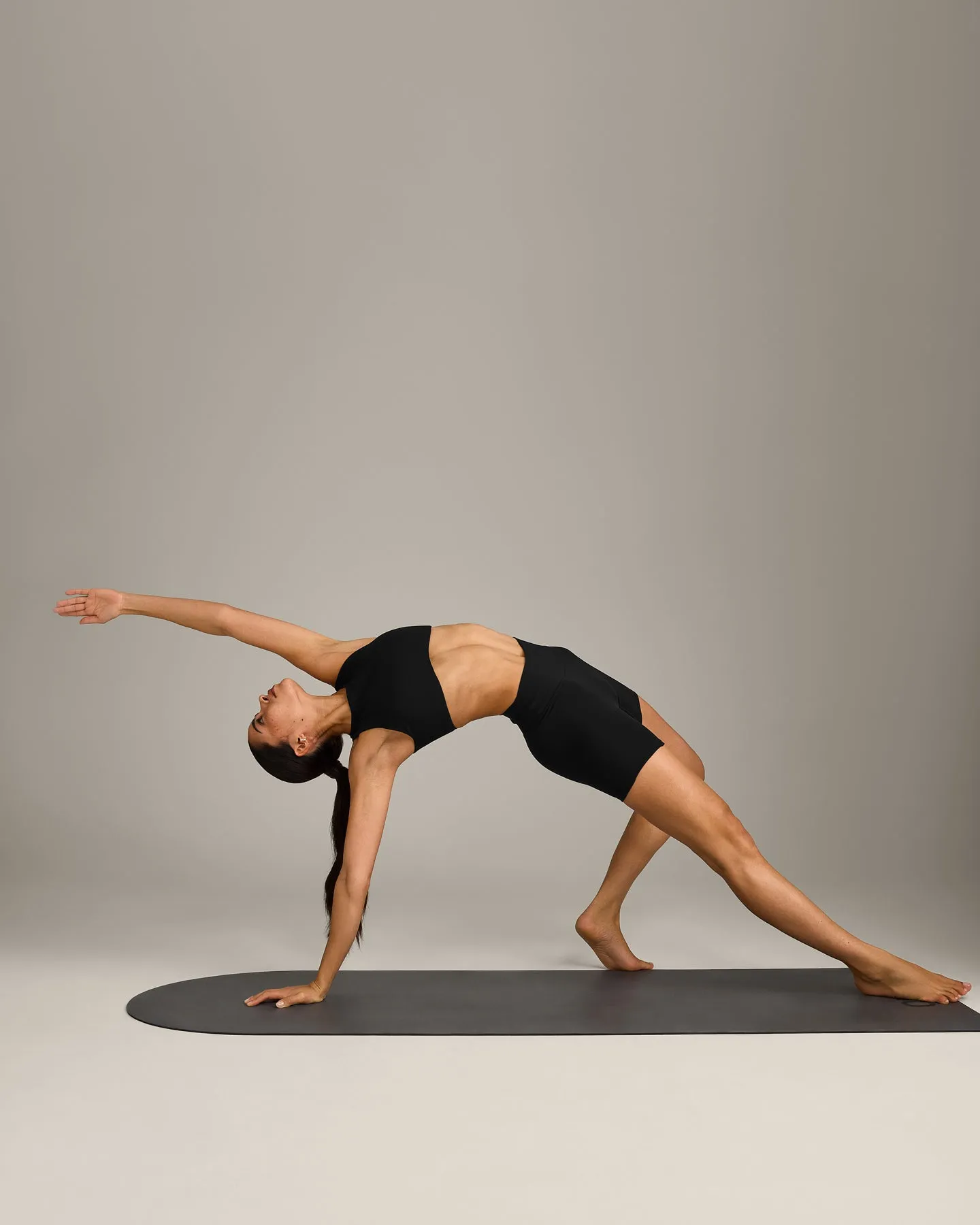 SoftMotion™ High Neck Sports Bra with Grey Logo | Black sold by Oner Active product image thumbnail 3