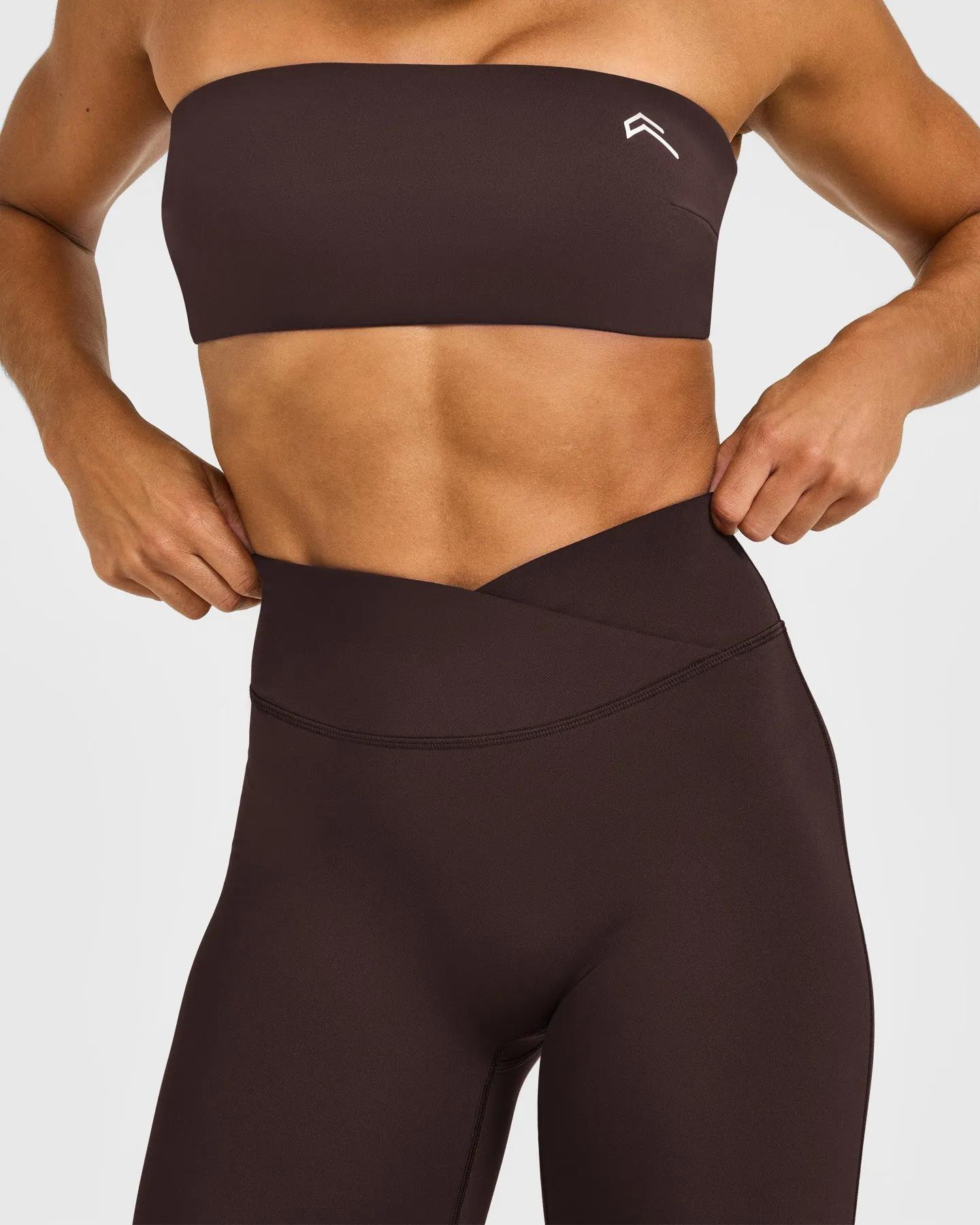 UnifiedMove Wrap Flared Bottoms | 70% Cocoa sold by Oner Active product image thumbnail 5