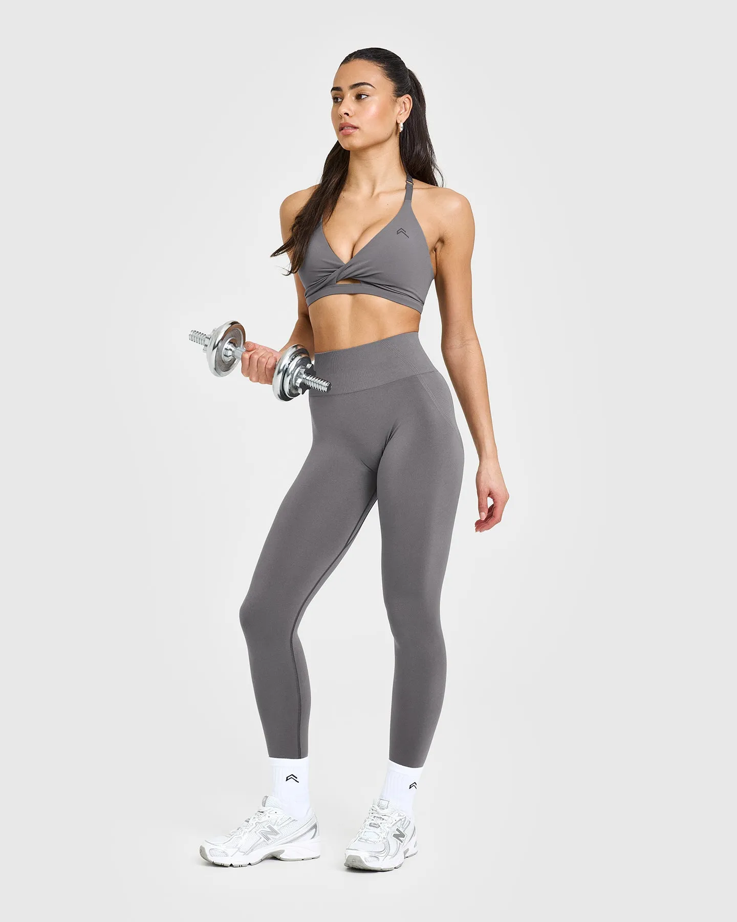 UnifiedMove Twist Sports Bra | Ash Grey sold by Oner Active product image thumbnail 3