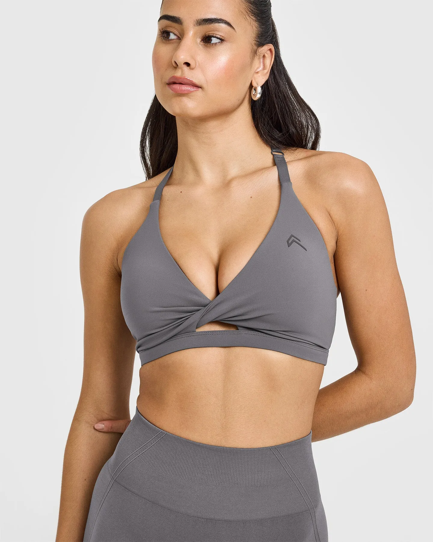UnifiedMove Twist Sports Bra | Ash Grey sold by Oner Active product image thumbnail 4