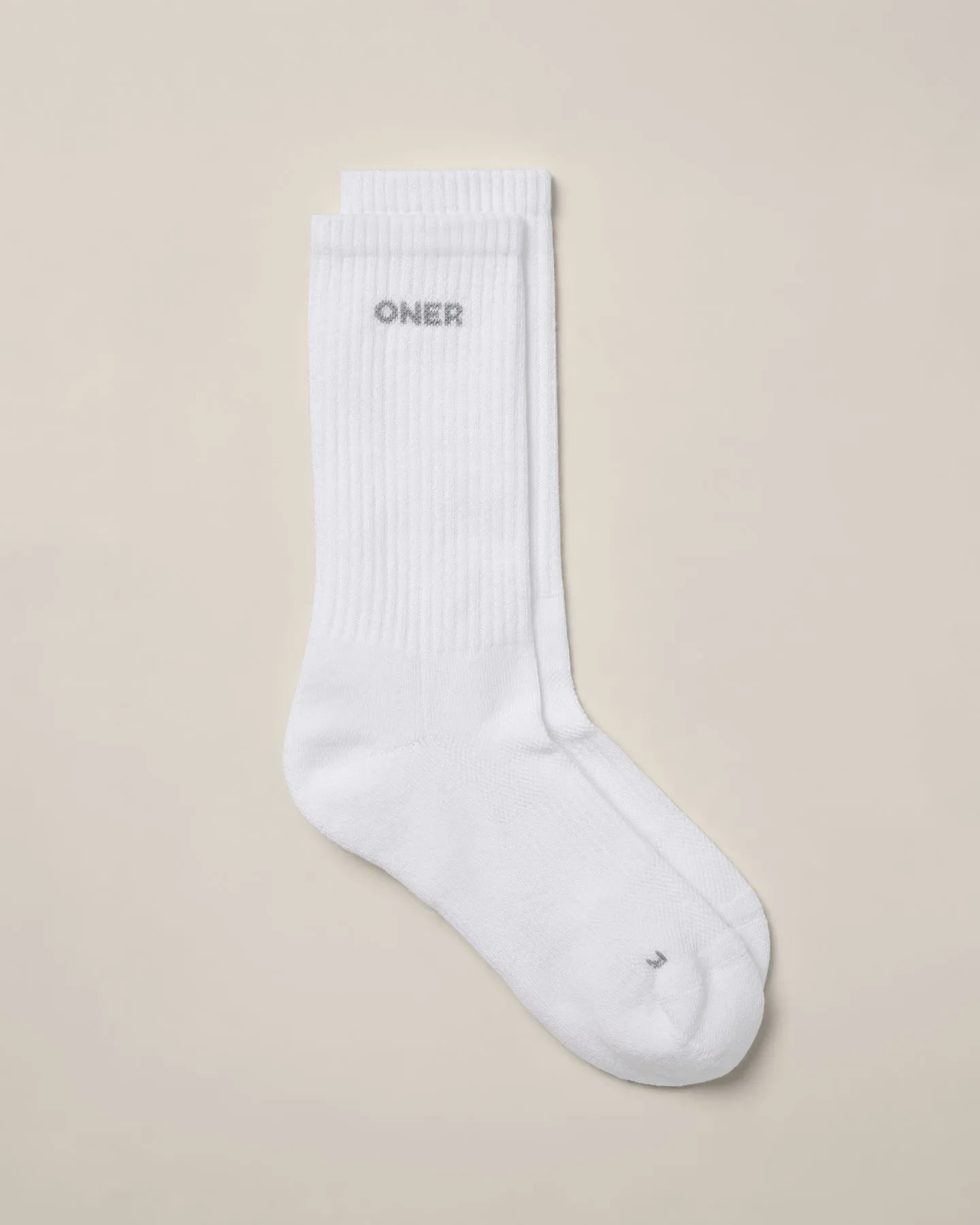 Oner Long Crew Socks 1 Pack | White sold by Oner Active product image thumbnail 5