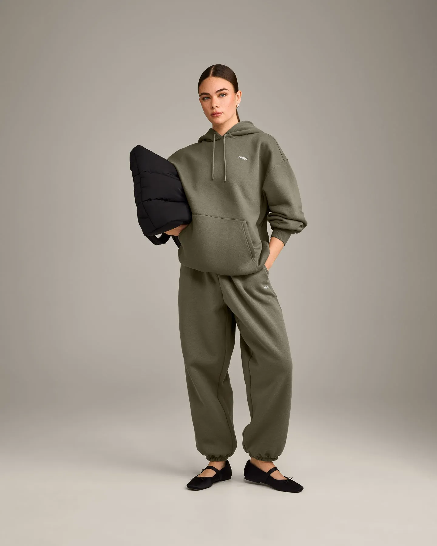 Foundations Cosy Oversized Hoodie | Alpine Green sold by Oner Active product image thumbnail 3
