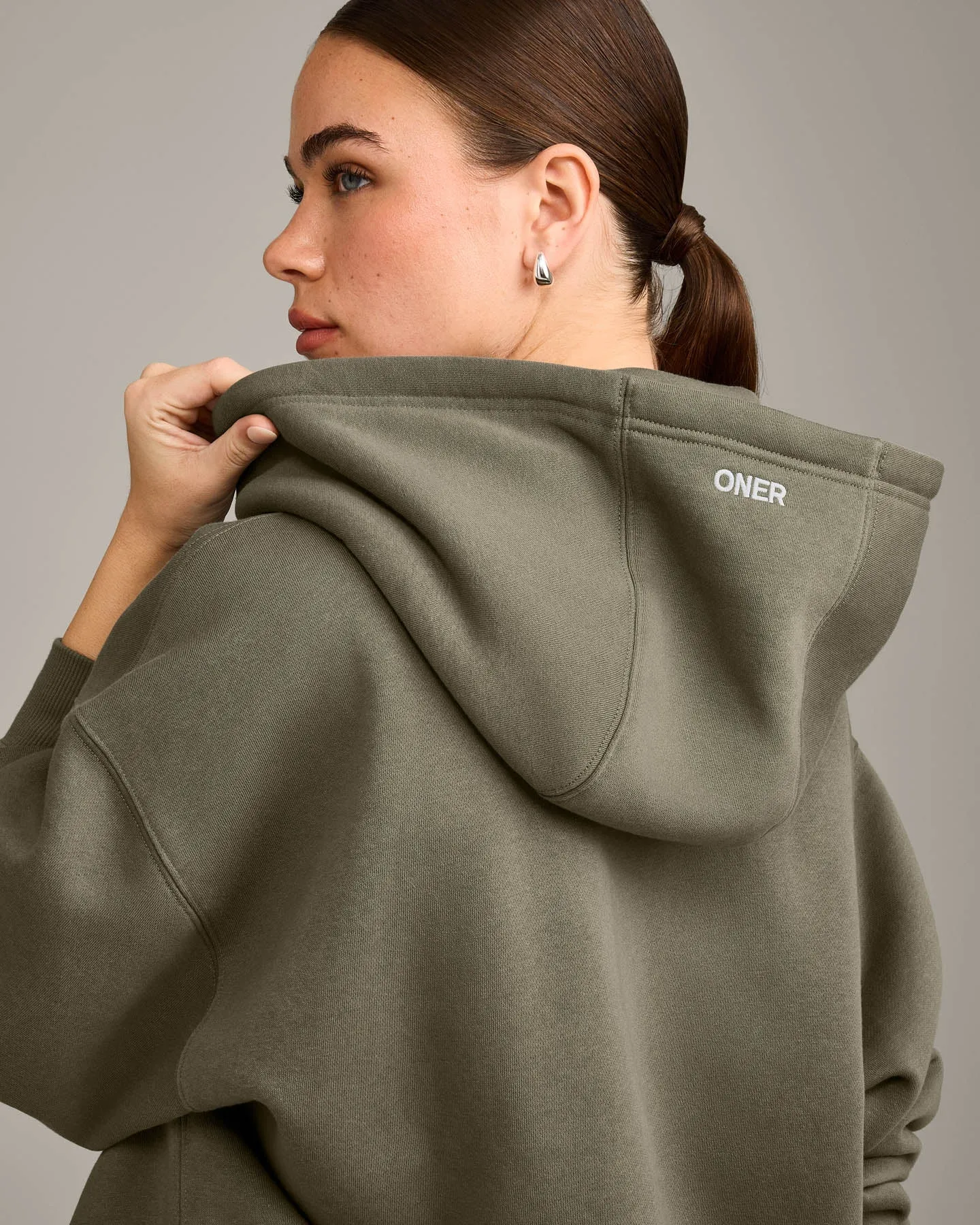 Foundations Cosy Oversized Hoodie | Alpine Green sold by Oner Active product image thumbnail 4