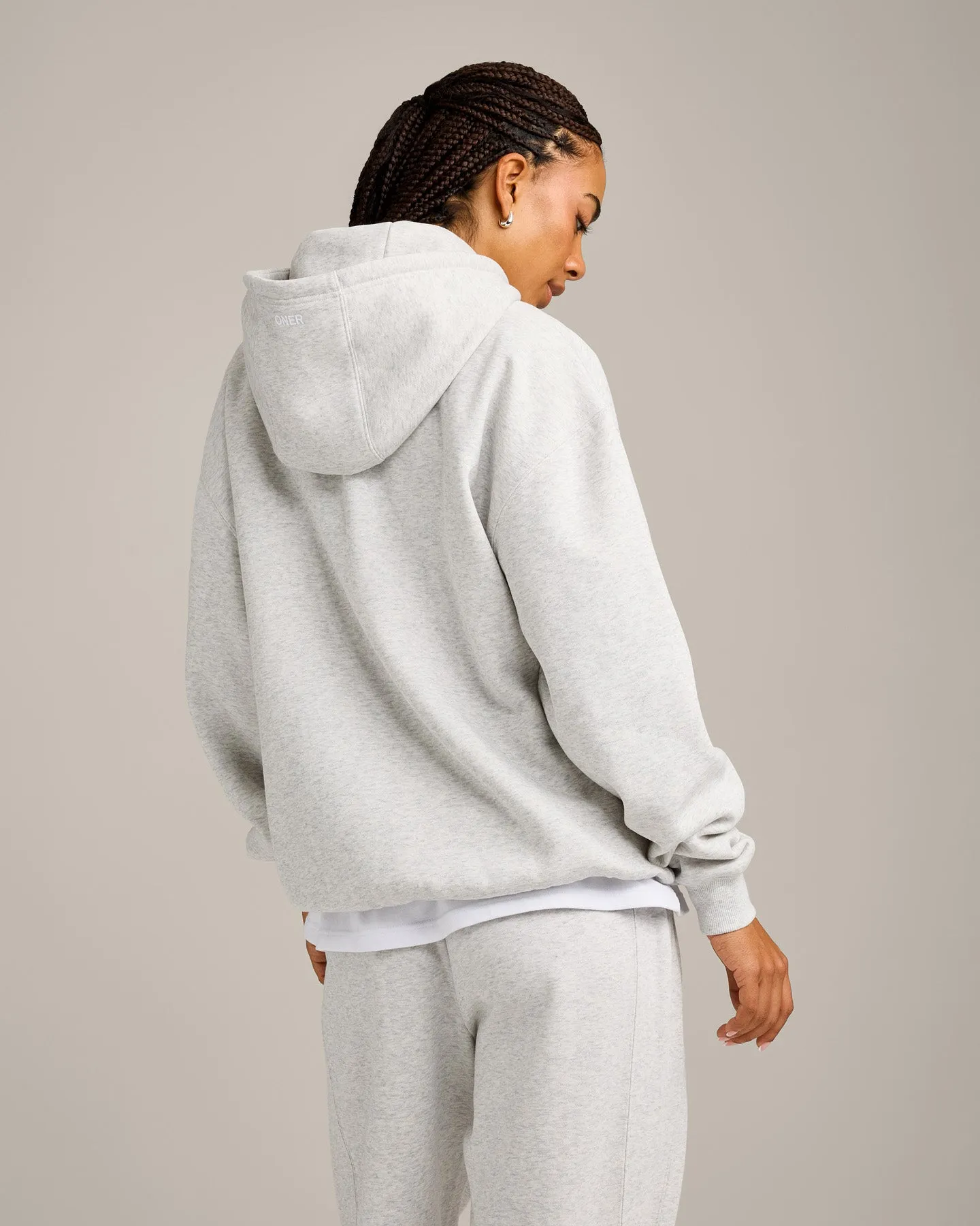 Foundations Cosy Hoodie | Light Grey Marl sold by Oner Active product image thumbnail 2