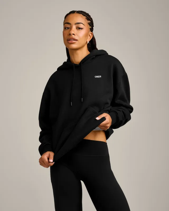 Foundations Cosy Hoodie | Black made by Oner Active