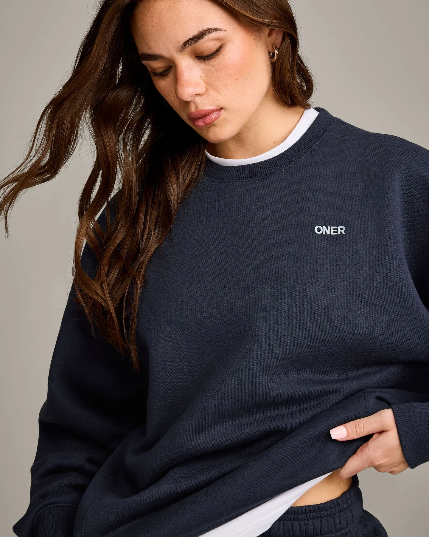 Foundations Cosy Crew Neck Sweatshirt | True Blue sold by Oner Active product image thumbnail 5