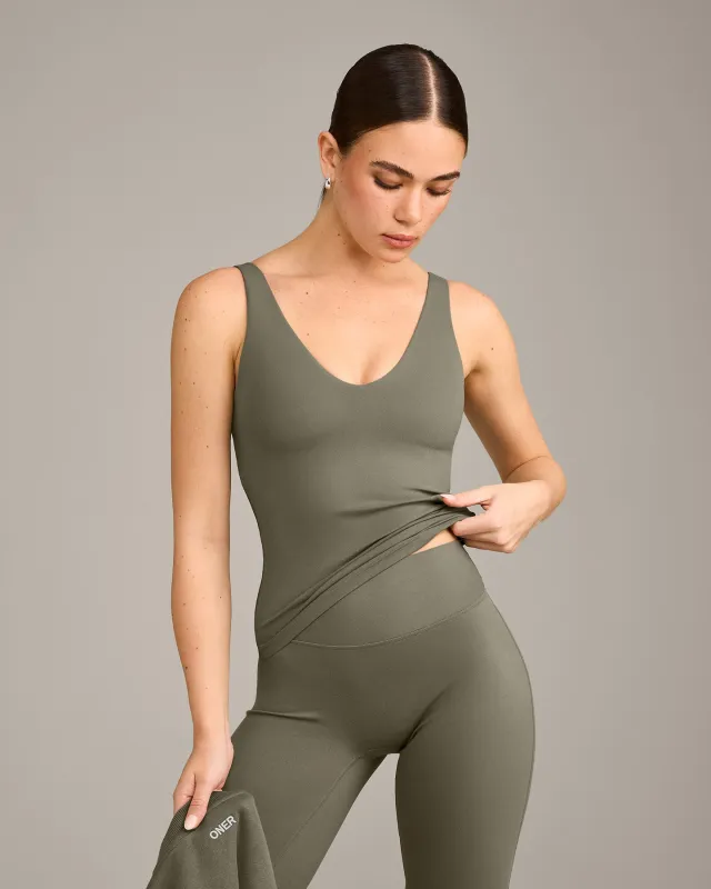 SoftMotion™ Scoop Neck Tank Top | Alpine Green made by Oner Active