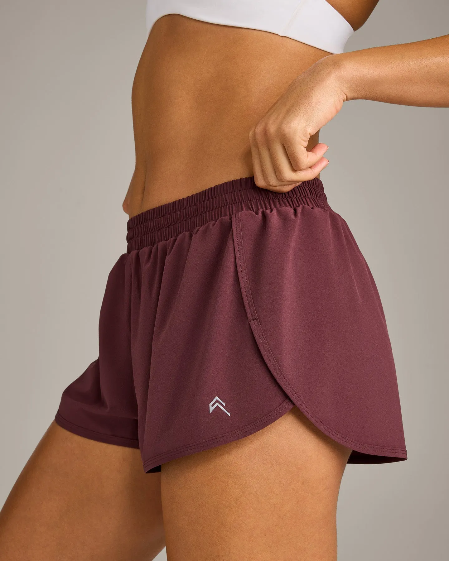 AirMove™ Lined Shorts 2" with Reflective Logo | Velvet Mocha sold by Oner Active product image thumbnail 5
