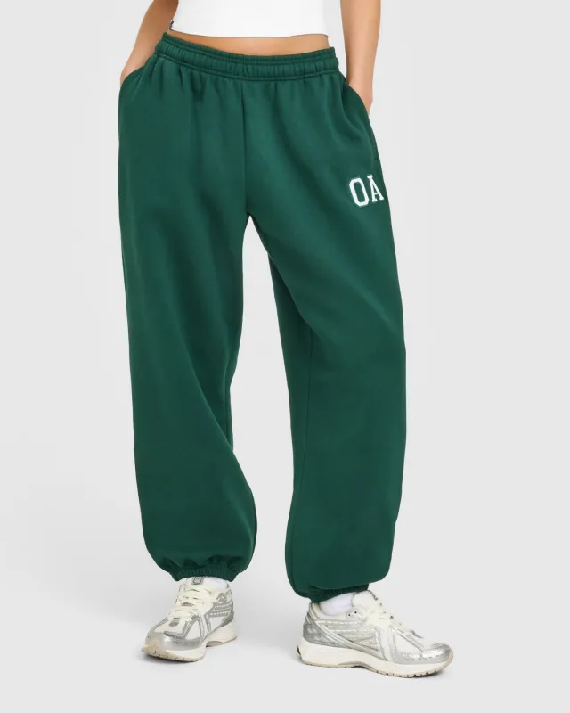Foundations Oversized Oner Girlfriend Joggers | Racing Green made by Oner Active