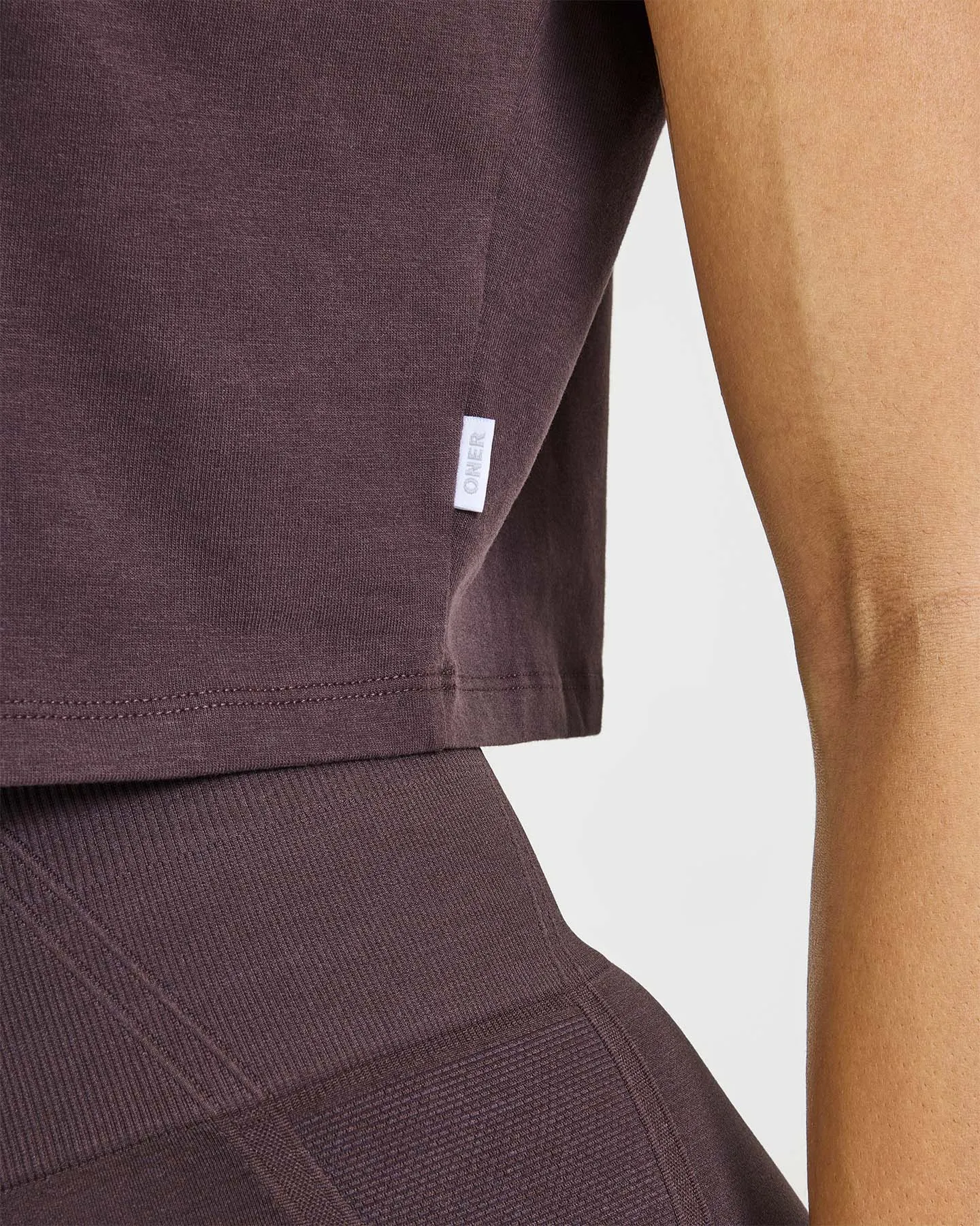 Cotton Relaxed T-Shirt | Umber Brown sold by Oner Active product image thumbnail 5