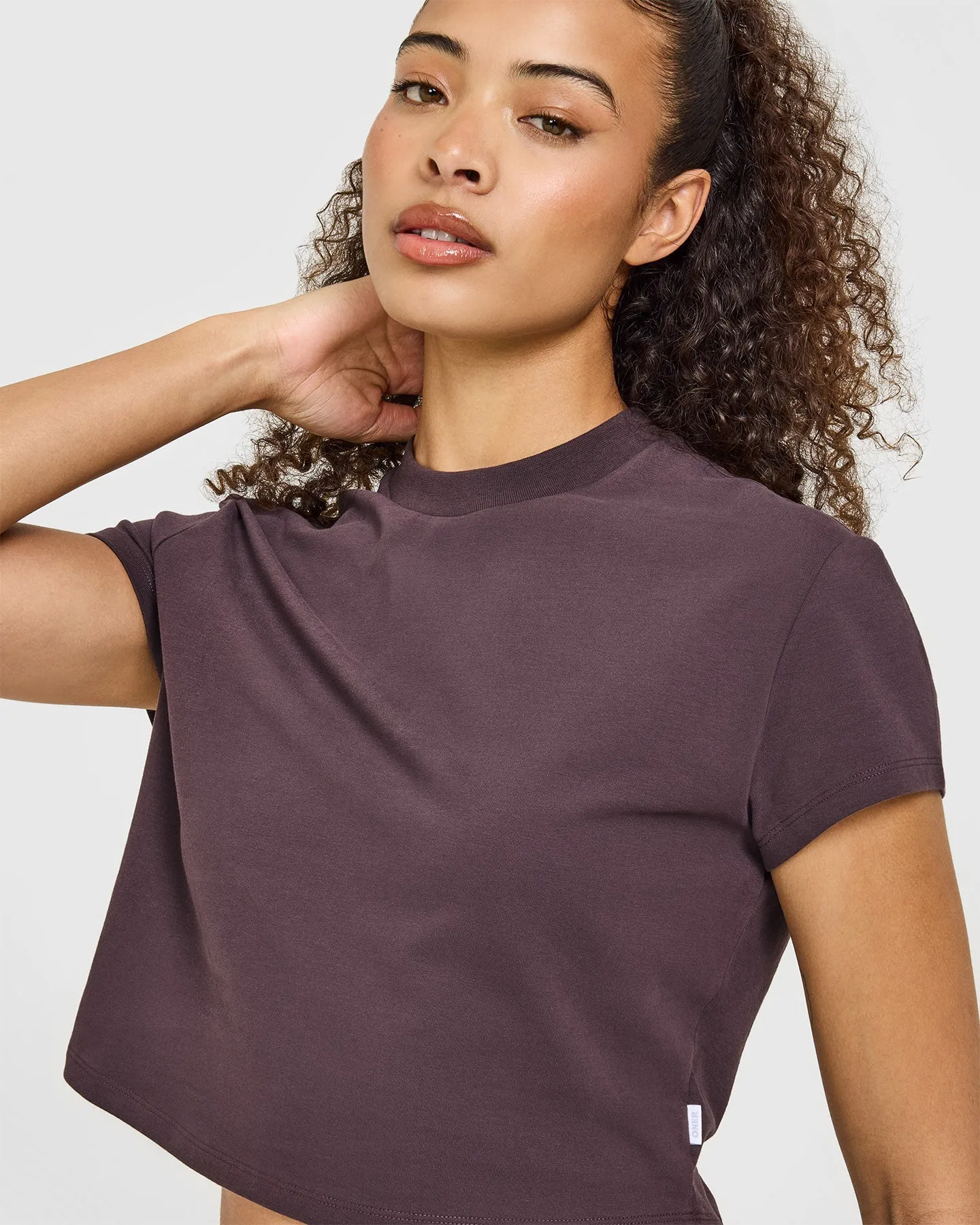 Cotton Relaxed T-Shirt | Umber Brown sold by Oner Active product image thumbnail 2