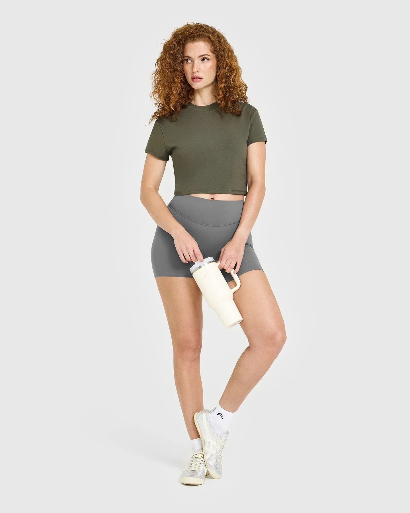 Cotton Relaxed T-Shirt | Alpine Green sold by Oner Active product image thumbnail 3