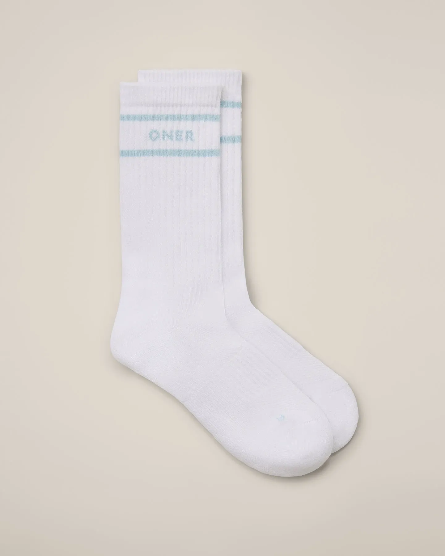 Varsity Stripe Long Crew Socks 1 Pack | Cloud Blue sold by Oner Active product image thumbnail 3