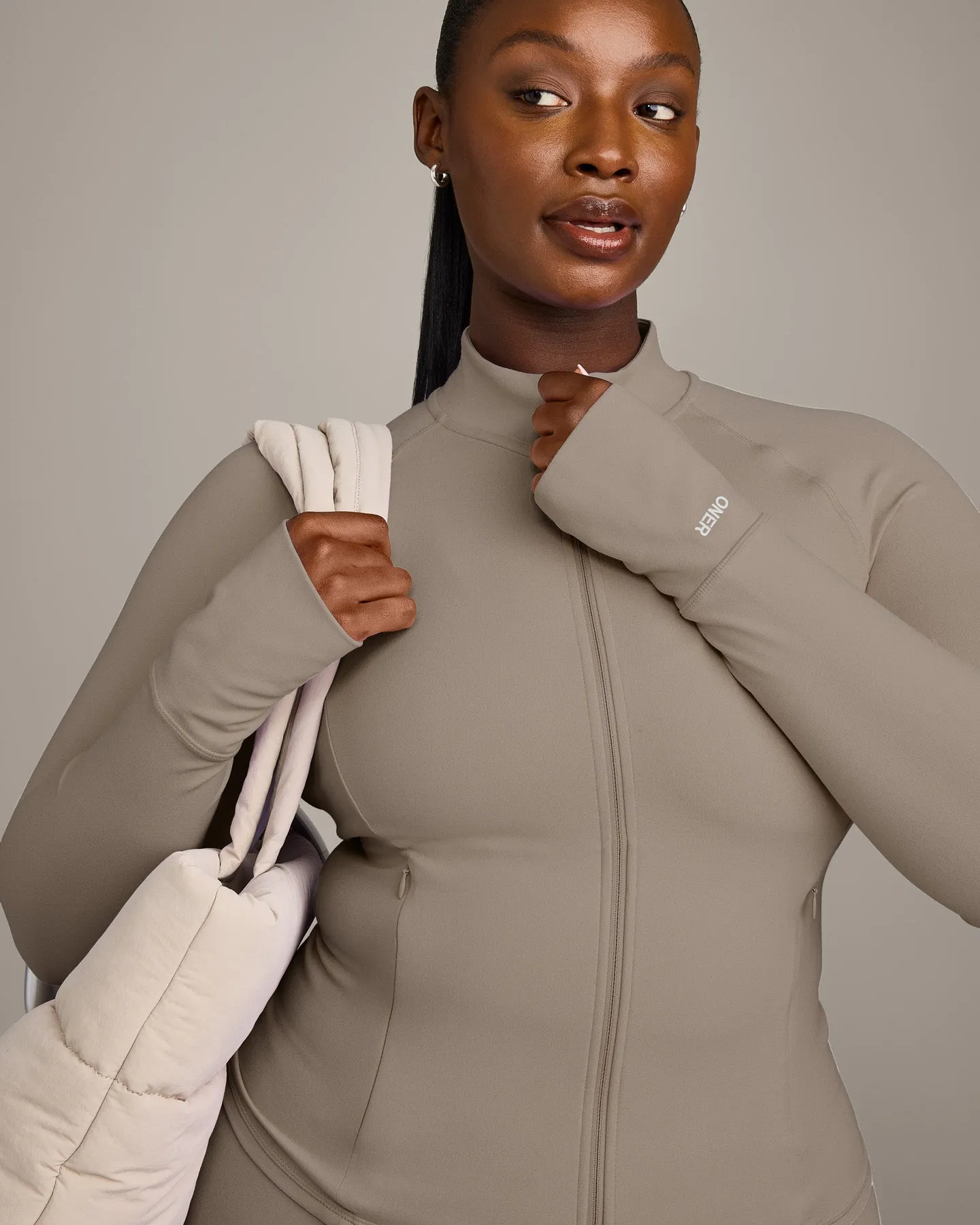 SoftMotion™ Jacket with Grey Logo | Minky sold by Oner Active product image thumbnail 2