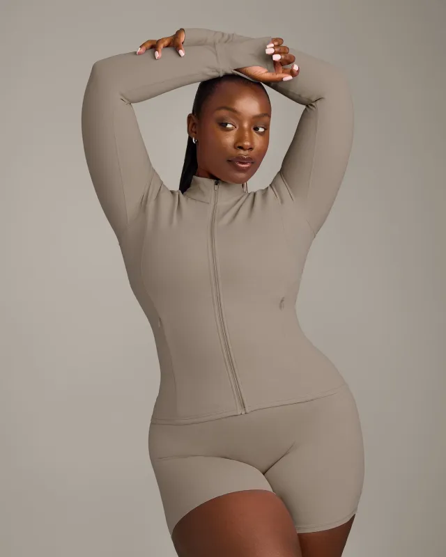 SoftMotion™ Jacket with Grey Logo | Minky made by Oner Active