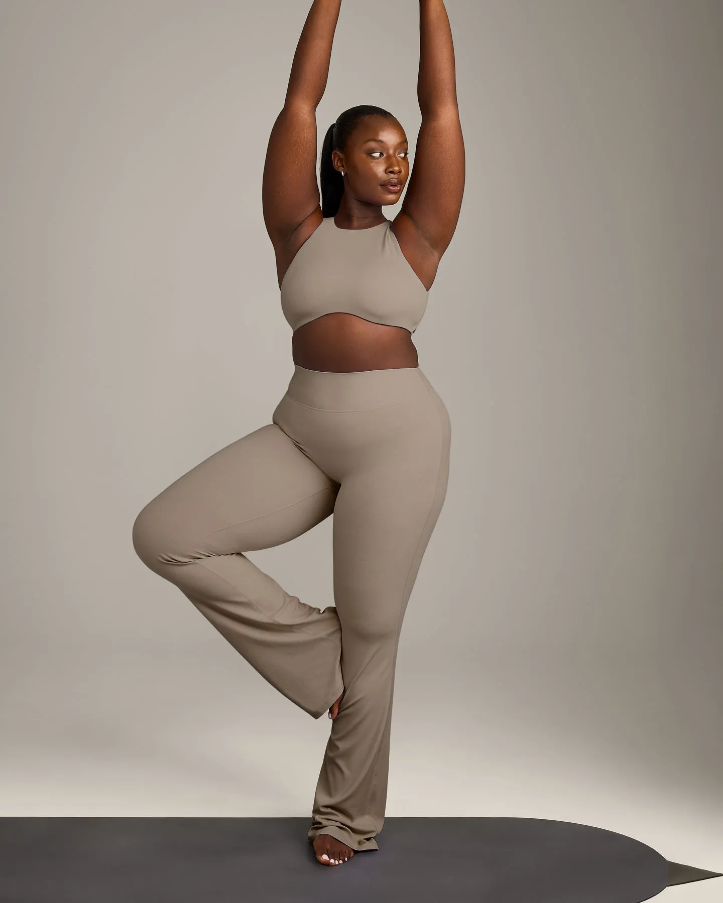 SoftMotion™ High Neck Sports Bra with Grey Logo | Minky sold by Oner Active product image thumbnail 3