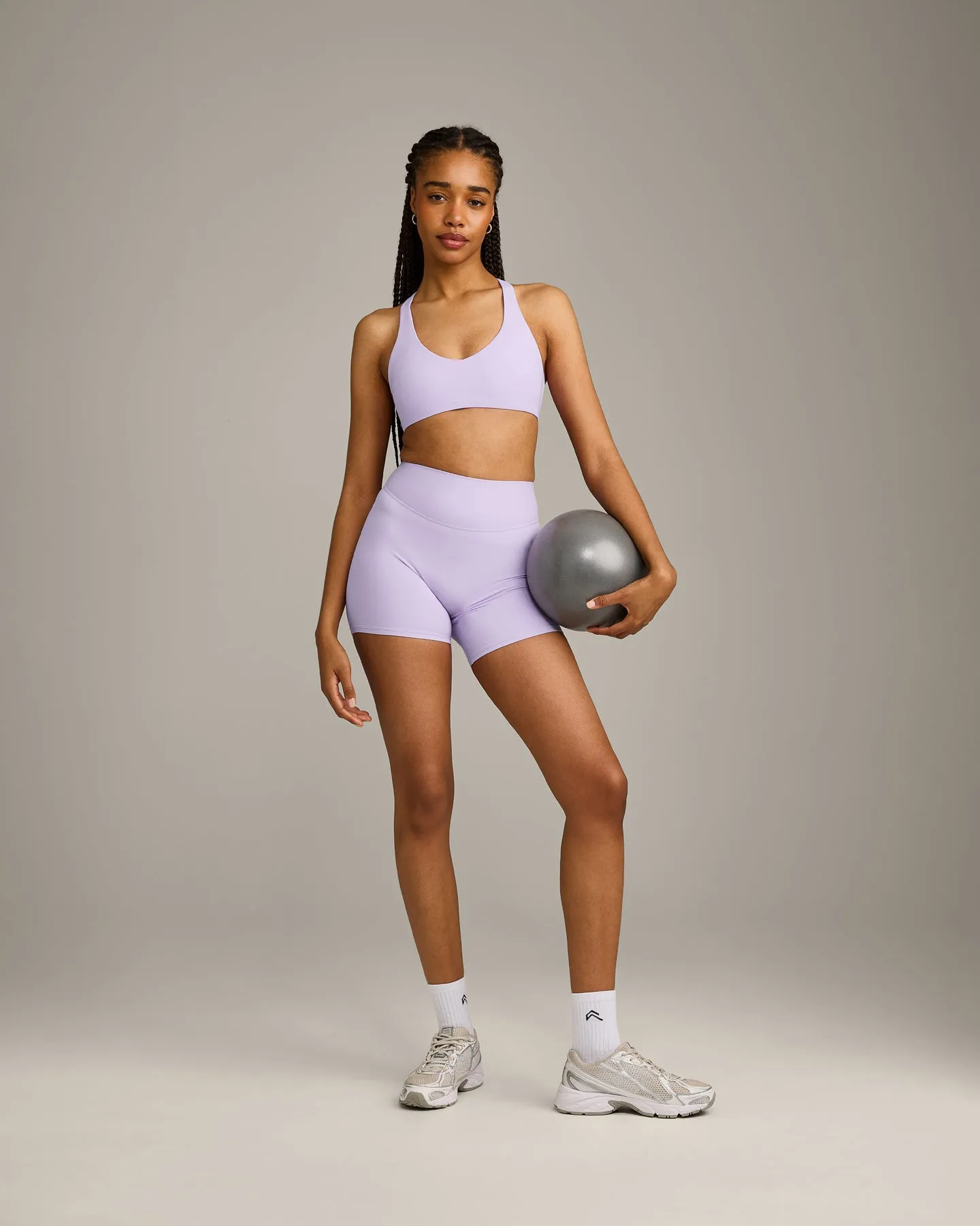 SoftMotion™ Bralette with Grey Logo | Lavender Purple sold by Oner Active product image thumbnail 3