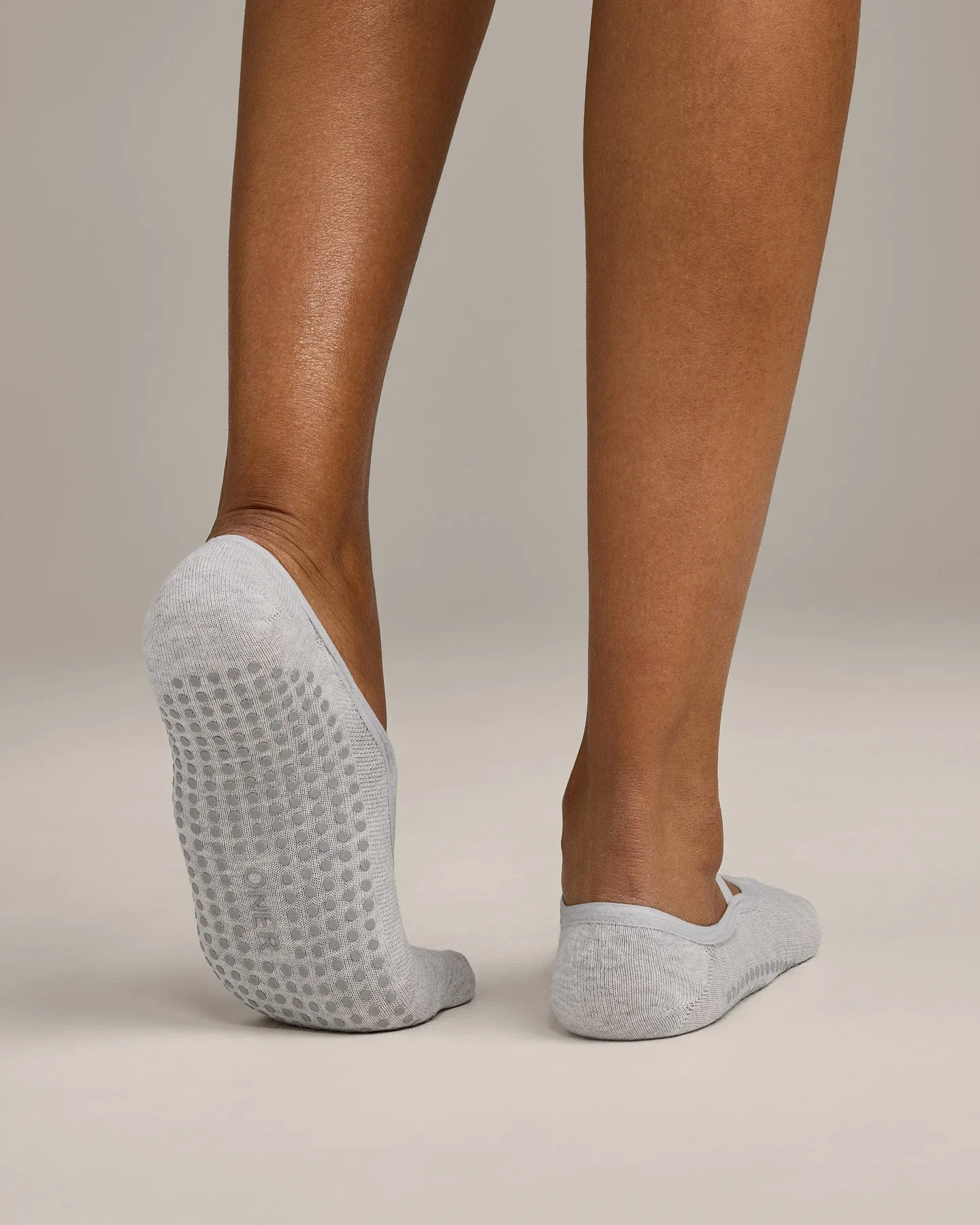 Pilates Grip Socks 1 Pack | Grey Marl sold by Oner Active product image thumbnail 3